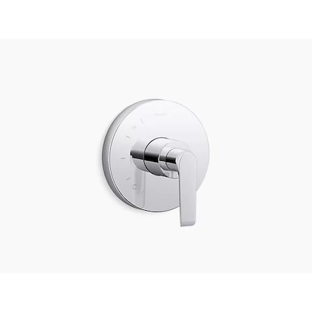 Kohler Avid Rite-Temp Valve Trim With Lever Handle TS97018-4-CP